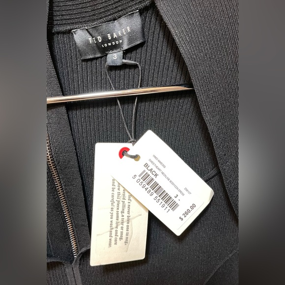 TED BAKER Mmeggi Sweetheart Neckline Bodycon Dress - Picture 5 of 5